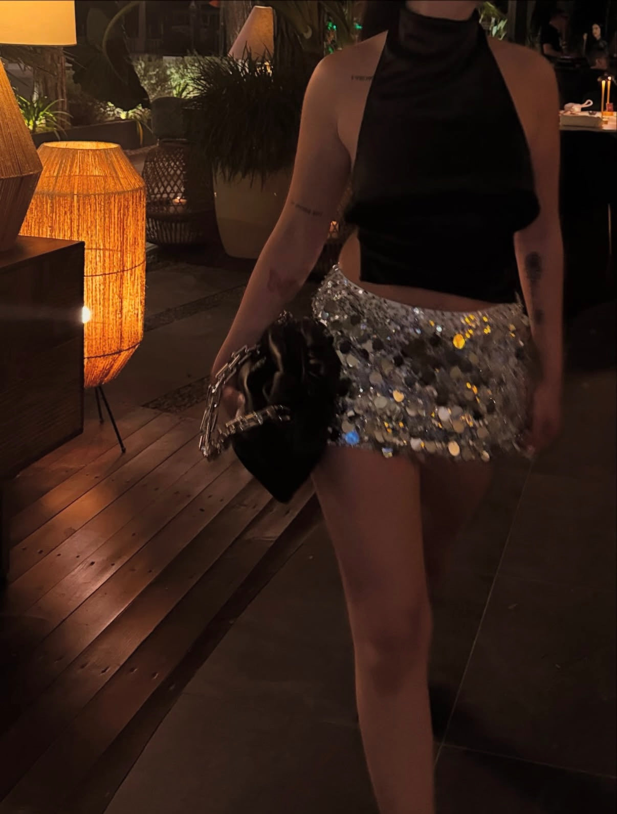 SHINNY SKIRT