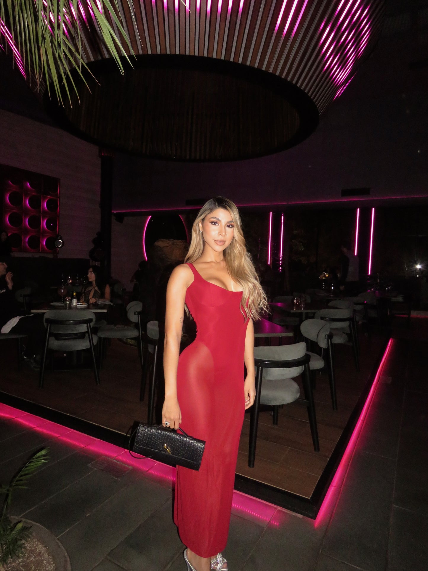 WINEROSE DRESS
