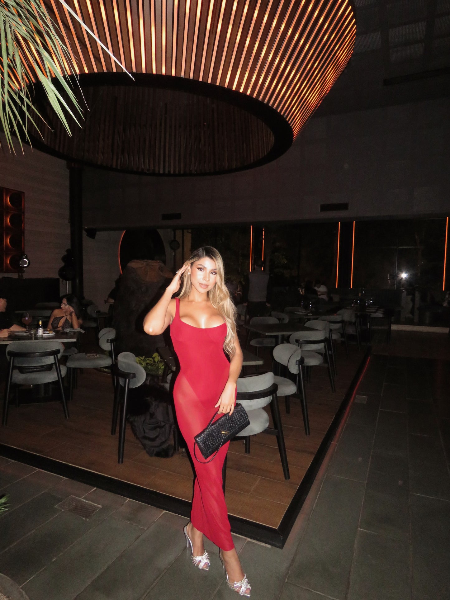 WINEROSE DRESS
