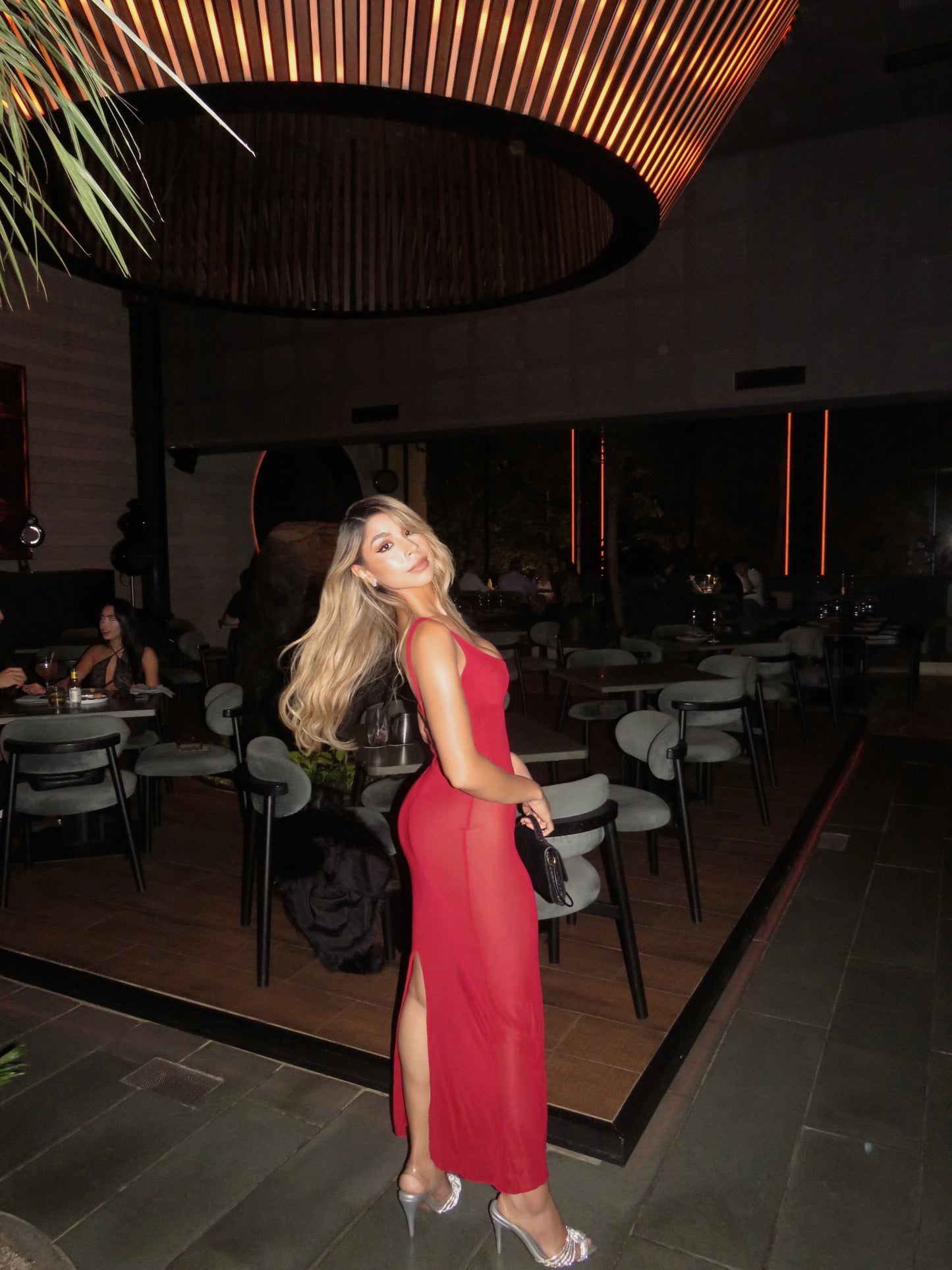 WINEROSE DRESS