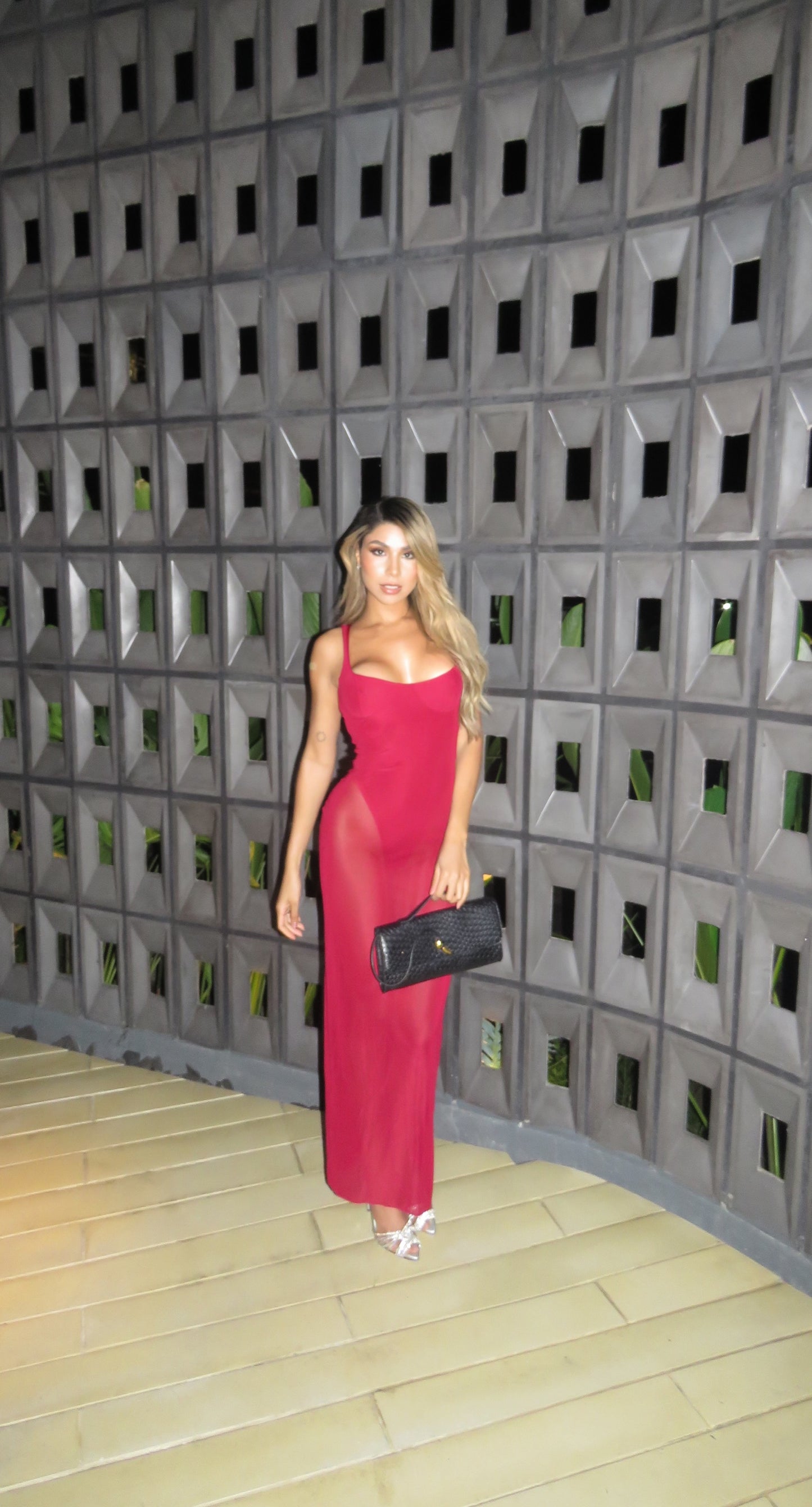 WINEROSE DRESS