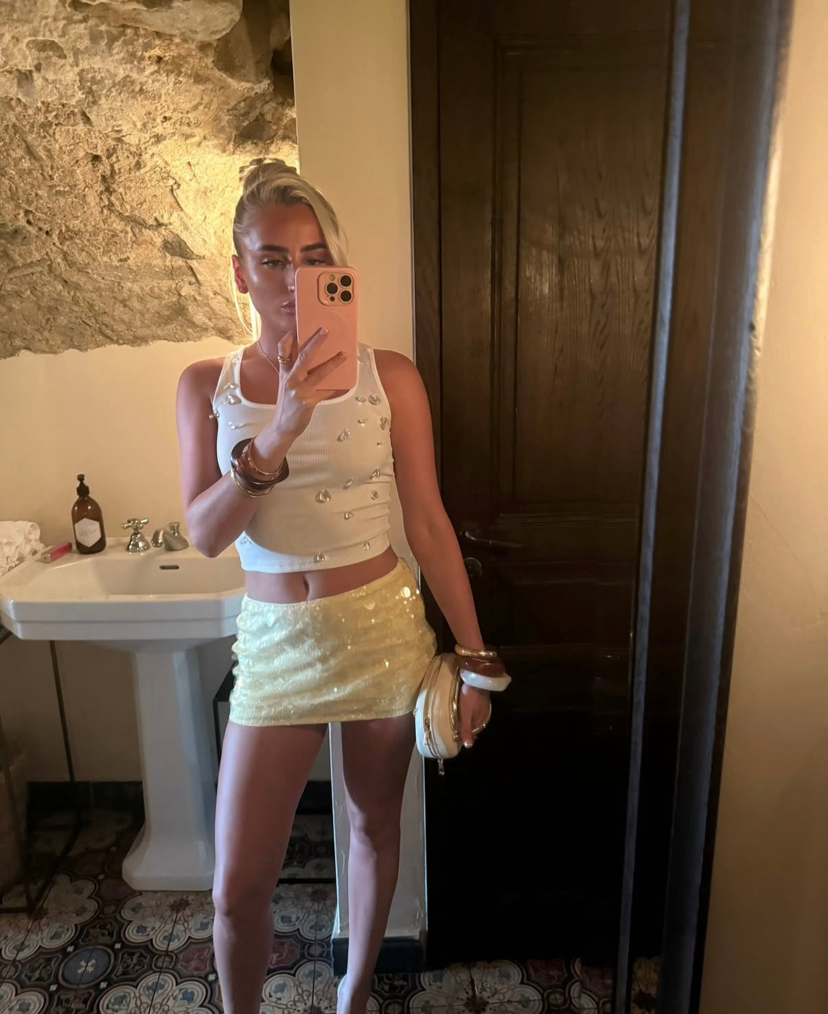 SHINNY SKIRT