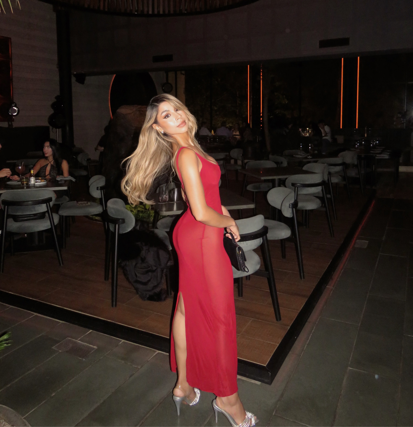 WINEROSE DRESS