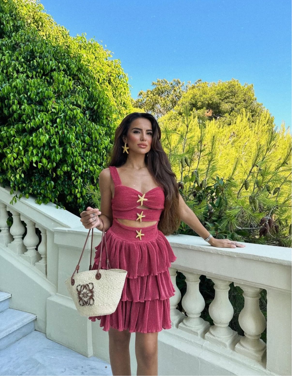 PINK STAR DRESS