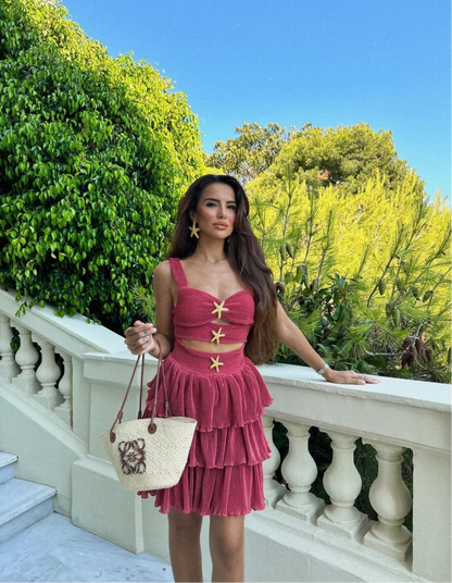 PINK STAR DRESS