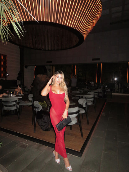WINEROSE DRESS