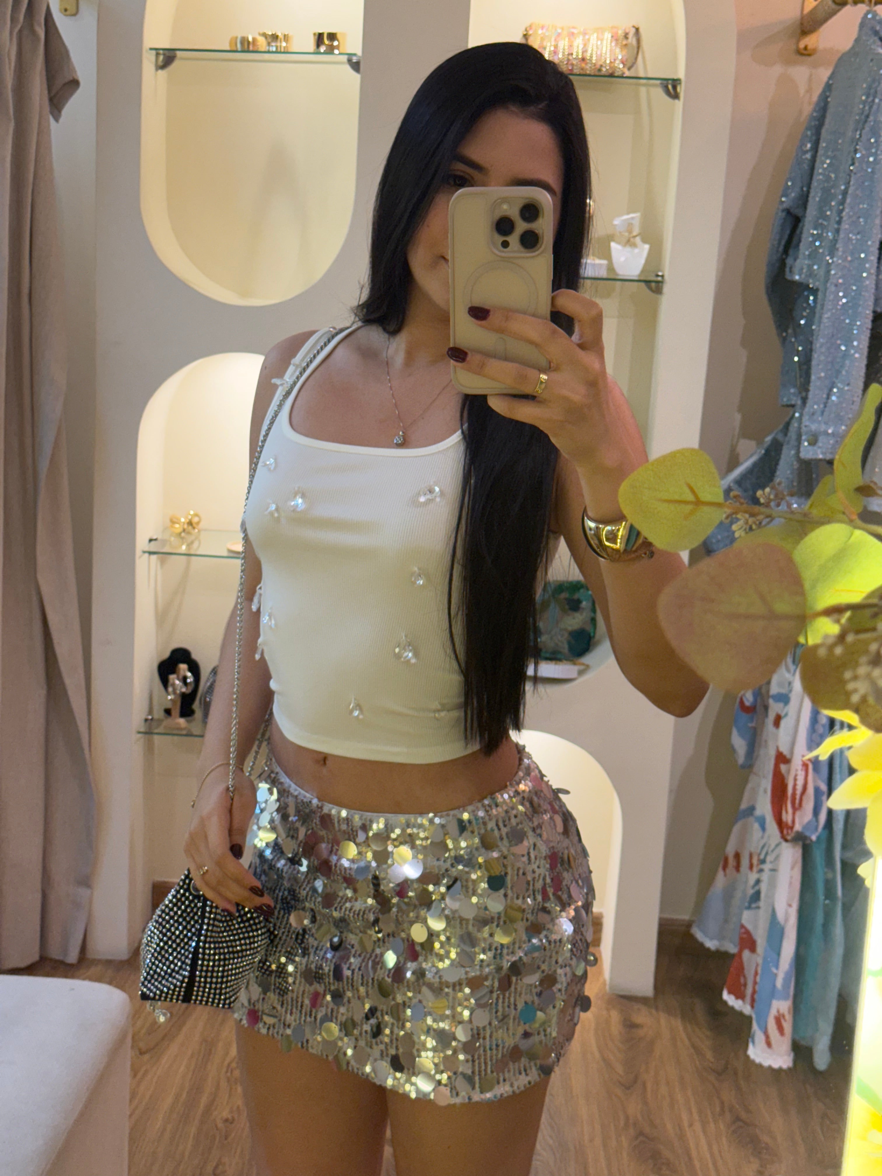 SHINNY SKIRT