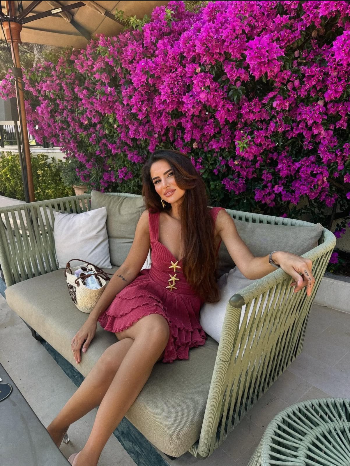 PINK STAR DRESS