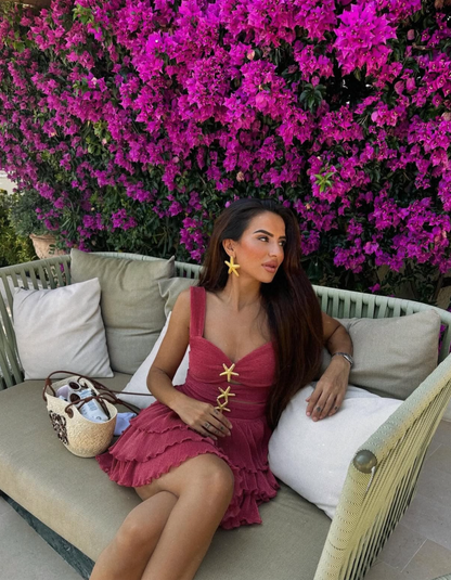 PINK STAR DRESS